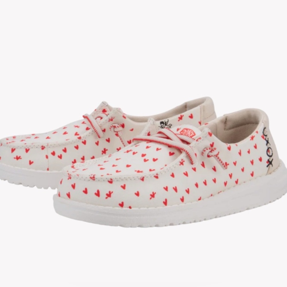Hey Dude Wendy Hearts Youth Size 3